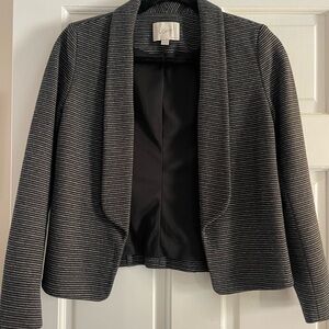 Tailored Blazer with Notch Lapel and Slim Fit